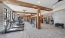 luxury fitness center with cardio and weight equiptment